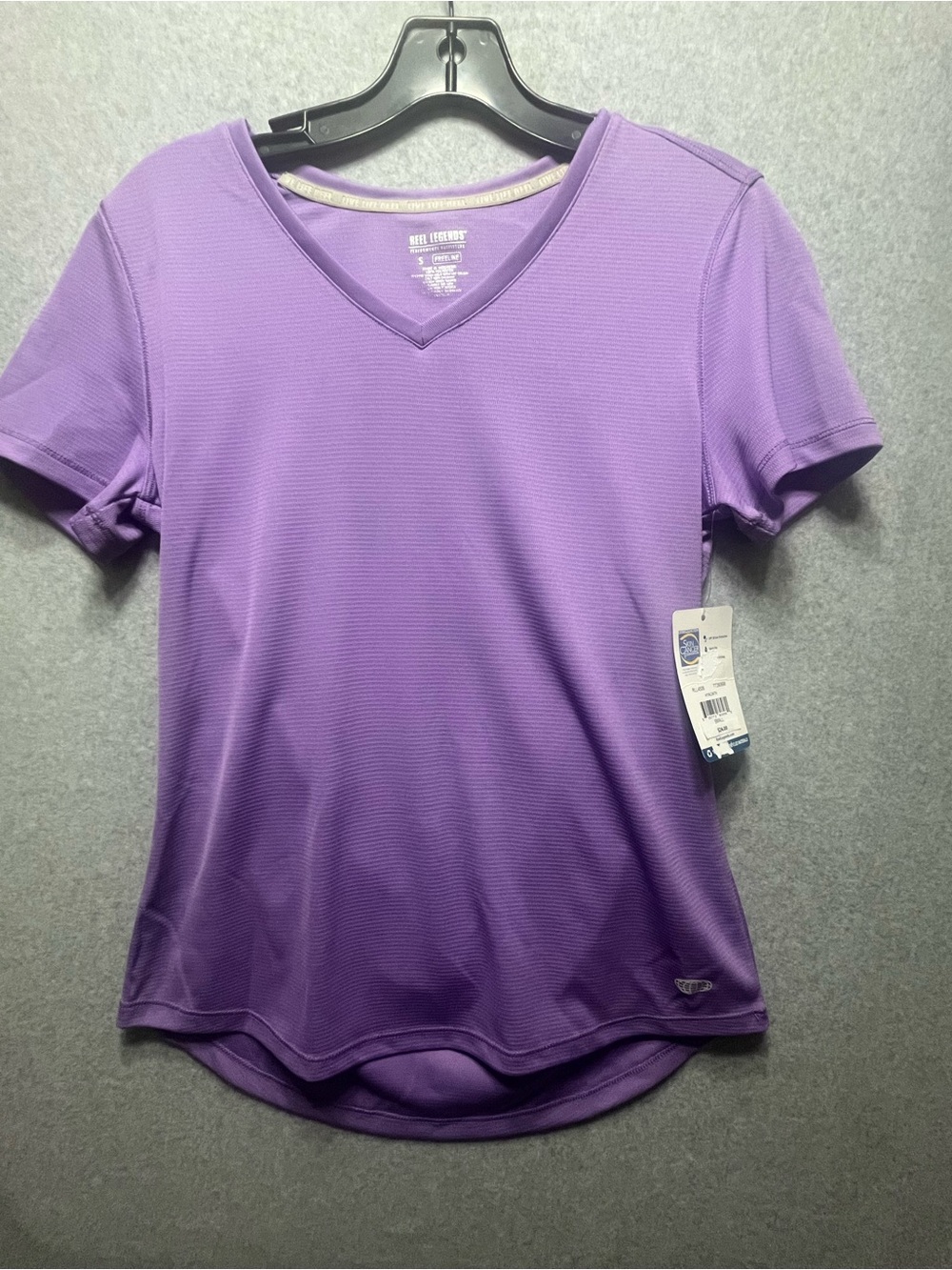 NWT Reel Legends FREEline Performance Shirt - Purple - Size Petite SM